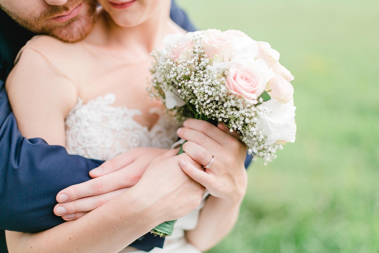 Mariage dans le parc Saint Benoît