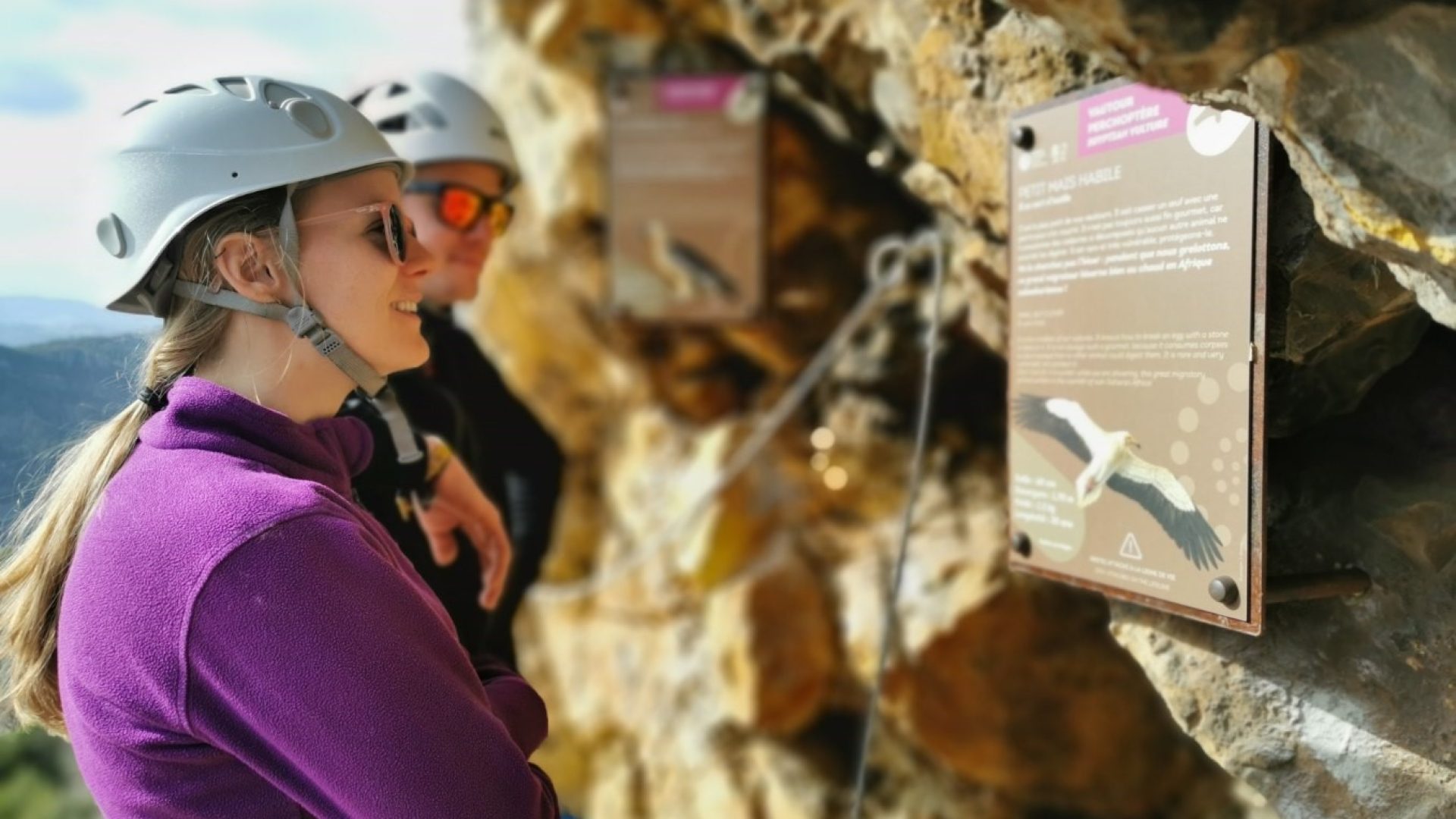 Via Ferrata du Rocher de Neuf heure (© Office de Tourisme Provence Alpes Digne-les-Bains)