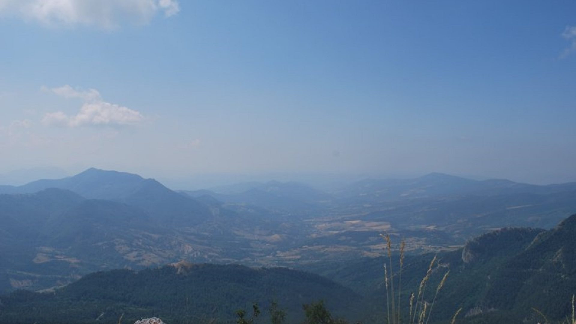 Crête de Géruen - Vue sur la vallée du Thoard (© Communauté de communes Sisteronais-Buëch)