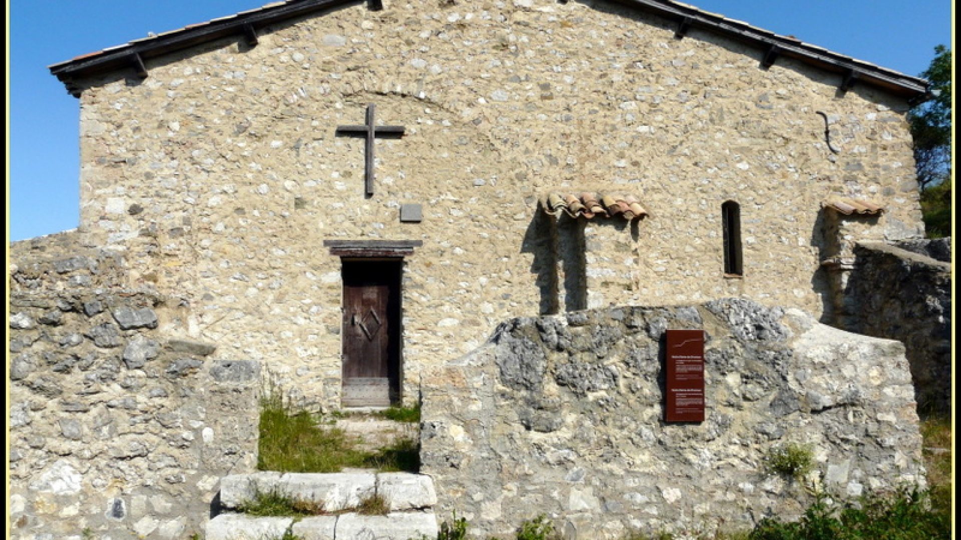 Chapelle et crypte Dromon - La chapelle Dromon (© ARPAGE)