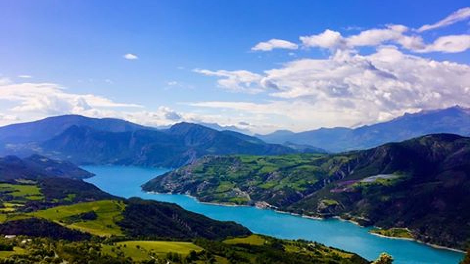 Accompagnateur en Montagne Louis Teyssier - Vue Lac Serre-Ponçon 2 (© Louis Teyssier)