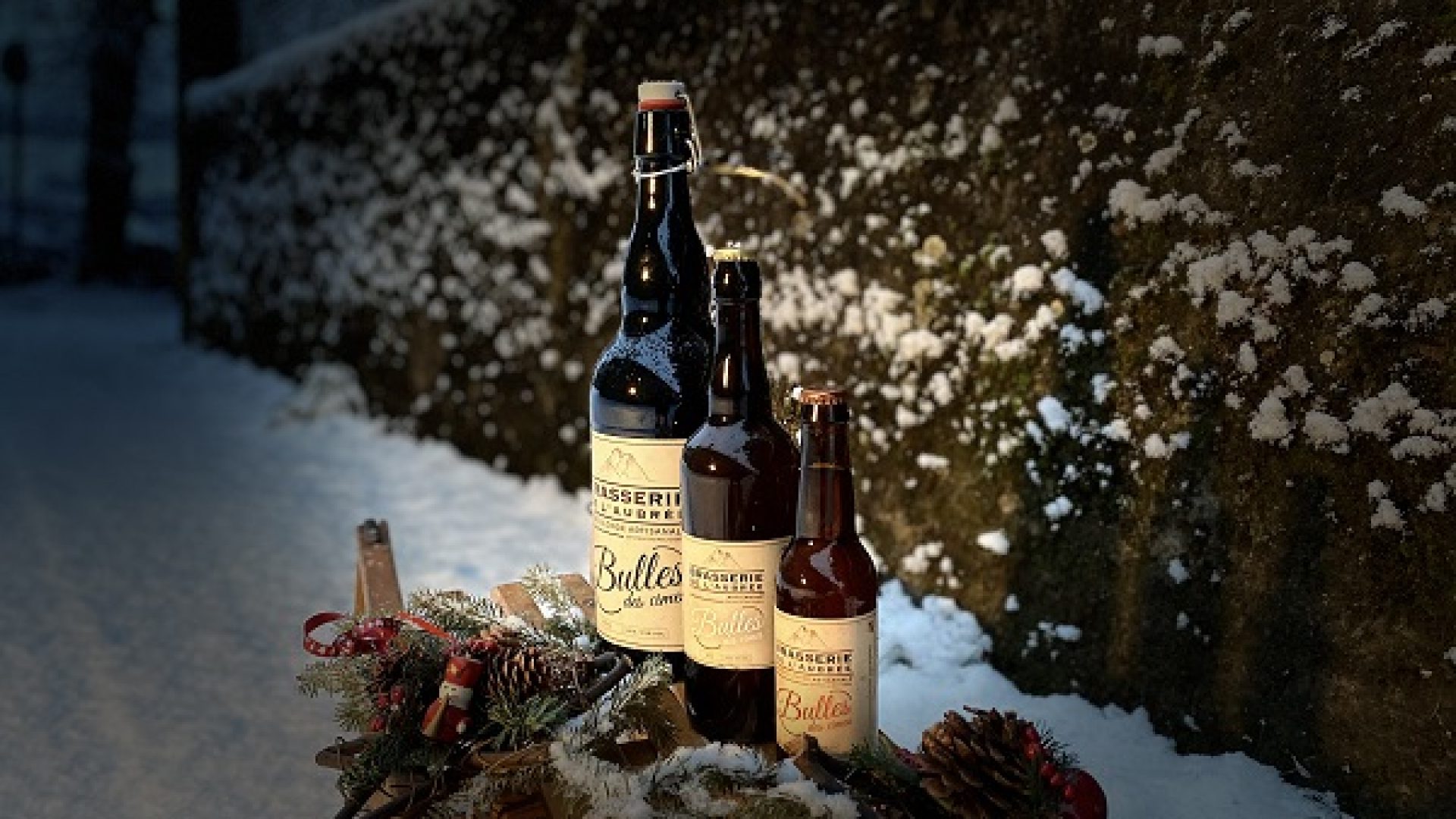 Brasserie de l'Aubrée - Bière de noël (© Xavier Héritier)